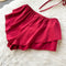 Lace Top&Irregular Design Skirt 2Pcs
