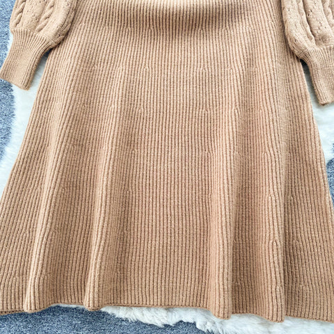Vintage Delicate Knitted Bottoming Dress