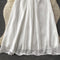 High-end White Formal Halter Dress