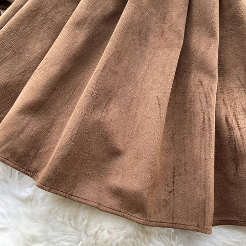 Short Jacket&Pleated Skirt Chic 2Pcs