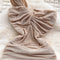 Party Pleated One-shoulder Mesh Dress
