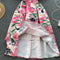 Ethnic Style Sleeveless Floral Dress