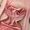 Furry Patchwork Hollowed Velvet Dress