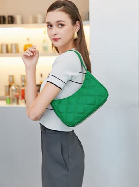 Simple Design Solid Color Underarm Bag