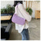 Korean Style Solid Color Underarm Bag