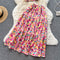 Bralette Top&Skirt Floral 2Pcs Set