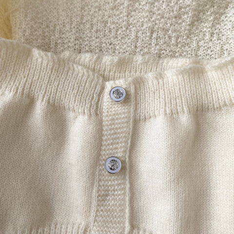 Cardigan&Camisole&Shorts Knitted 3Pcs