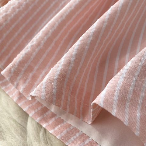Striped Lace-up Shirt Jumpsuit