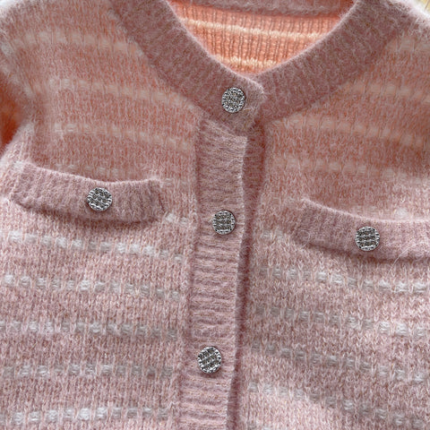 Striped Delicate Knitted Cardigan