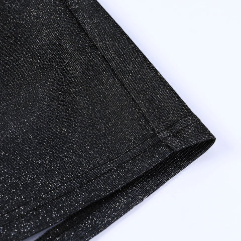 Sequined Cross Strap Party Dress