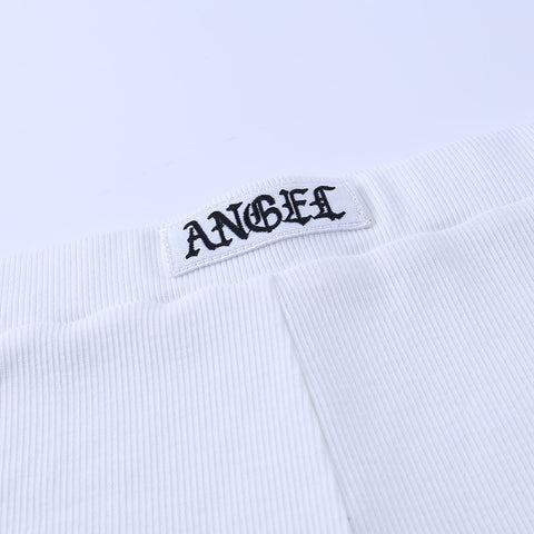 Camisole&Shorts Knitted Sportswear 2Pcs