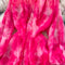 Stand Collar Floral Printed Chiffon Dress