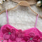 Delicate 3d Floral Beaded Camisole