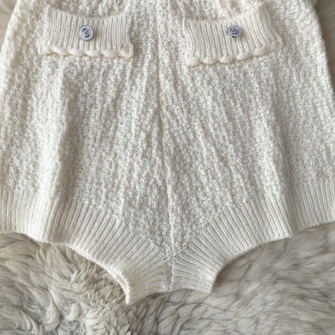 Cardigan&Camisole&Shorts Knitted 3Pcs