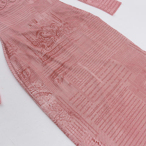 High-end Lace Trim Bodycon Dress