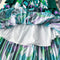 Elegant Floral Patchwork Knitted Dress