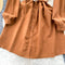 Vintage Faux Two-pieces Shirt Dress