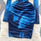 Irregular Design Tie-dye Mesh Dress