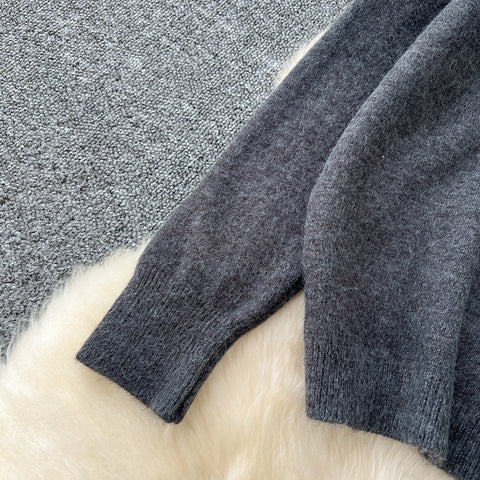 Zipped Knitwear&Trousers Knitted 2Pcs