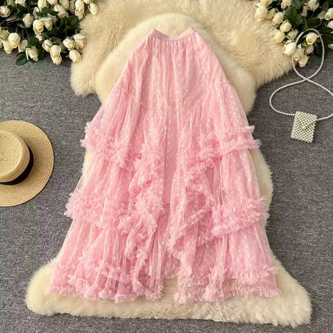 Fairy Layered Mesh Puffy Skirt
