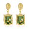 Monet's Garden Oil Painting Style Earrings