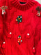 Christmas Decor Twisted Knitted Sweater