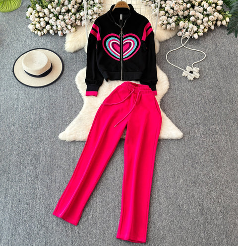 Zipped Top&Trousers Thermal 2Pcs