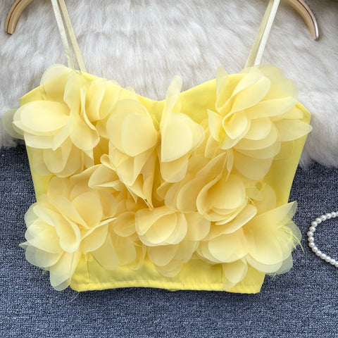 Fairy 3d Floral Camisole Top
