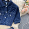 Short Jacket&Jeans Chic 2Pcs