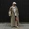 Lapeled Extra-long Elegant Trench Coat