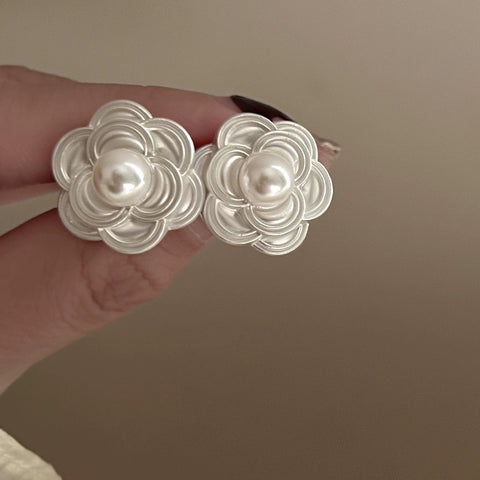 Camellia  French Delicate Earrings