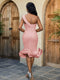 Backless Ruffled Pendulum Fishtail Dress