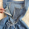 Korean Style Denim Slip Dress