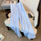 Korean Style Blue Striped Trousers
