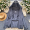 Hooded Cardigan & Slip Dress Knit 2Pcs