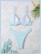 Solid Color Embossed Swimsuit
