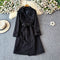 Korean Style V-neck Lapeled Coat