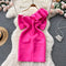 Irregular Design 3d Knotted Bow Dress