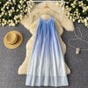 Gradient Color Oversized Slip Dress