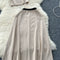 Vest&Half-body Skirt Color-blocking 2Pcs