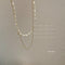 Vintage French Stacked Wear Collarbone Chain