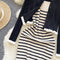 Ruffled Cardigan&Striped Slip Dress 2Pcs