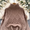 Simple Design Delicate Knitted Sweater