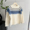 Vintage Loose-fit Jacquard Poplin Sweater