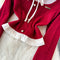 Lace Trim Knitwear&Skirt Vintage 2Pcs