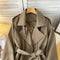 Premium Lace-up Trench Coat