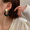 Irregular Design Geometric Circle Earrings