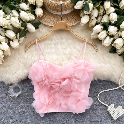 Fairy 3d Floral Camisole Top