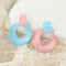 Irregular Design Geometric Circle Earrings