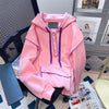 Niche Color-blocking Pink Sweatshirt